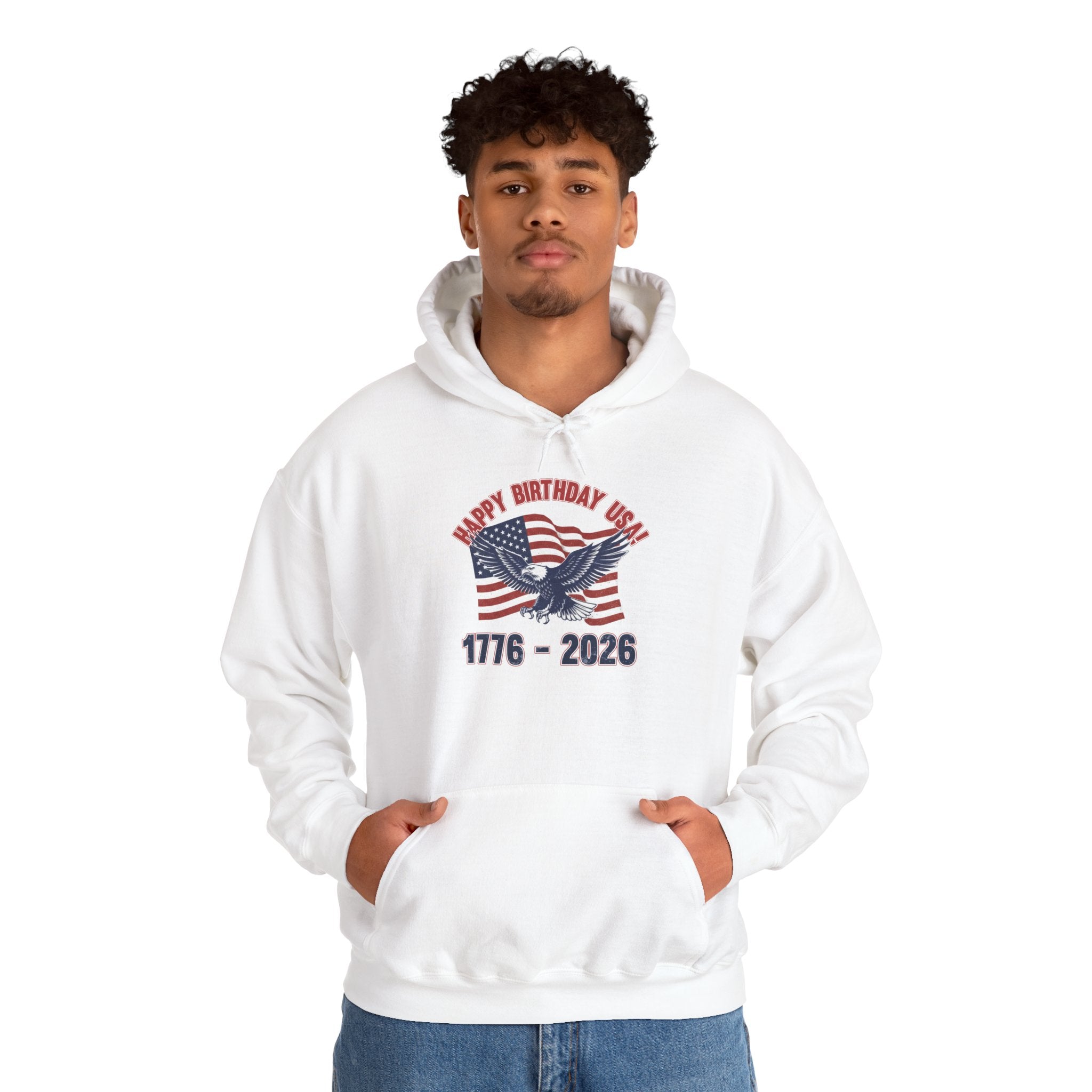 America 250 – 1776–2026 Patriotic Anniversary Pullover
