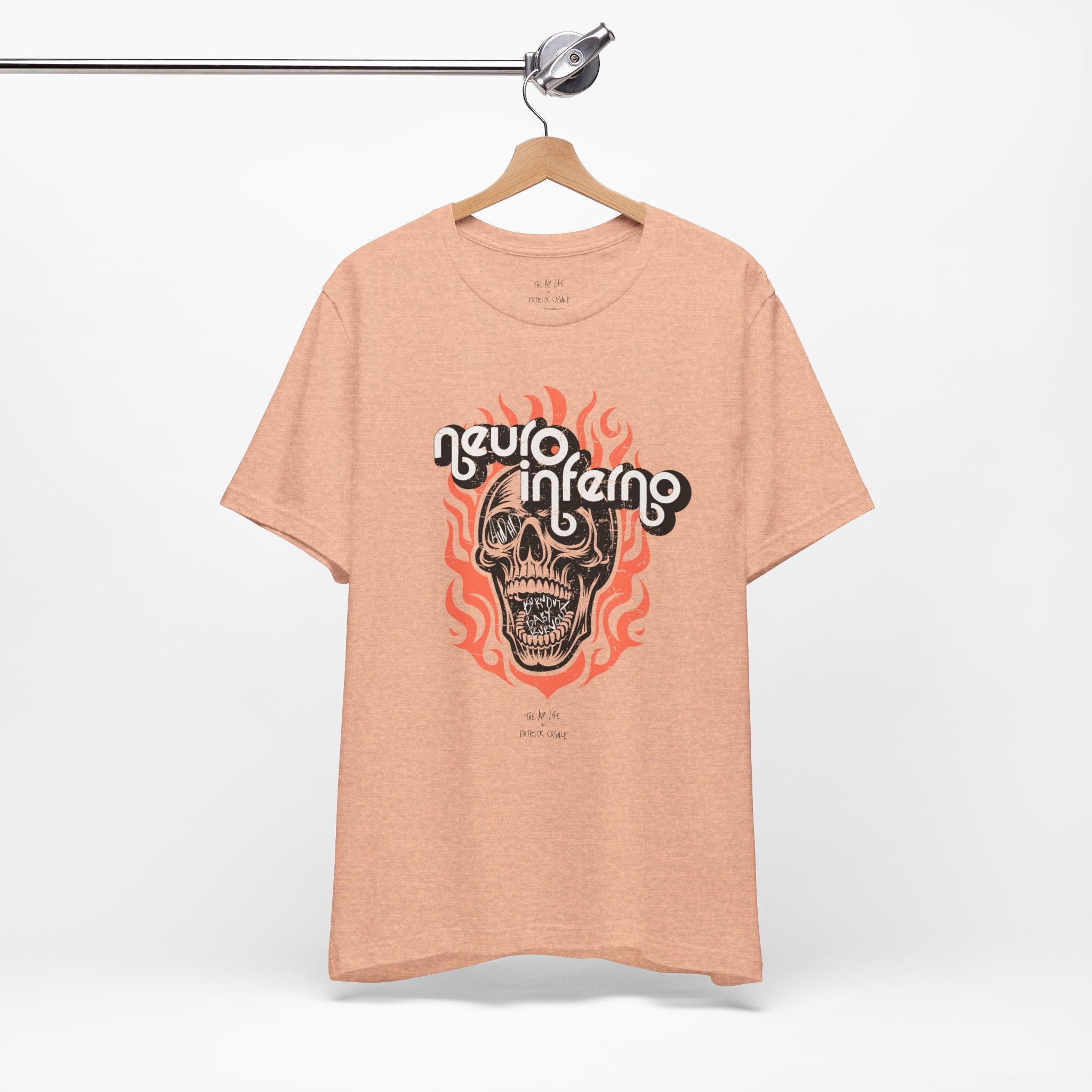 Neuro Inferno - AuDHD Burnout - Patrick Casale - Adult Unisex Jersey Tee (Ships Internationally)