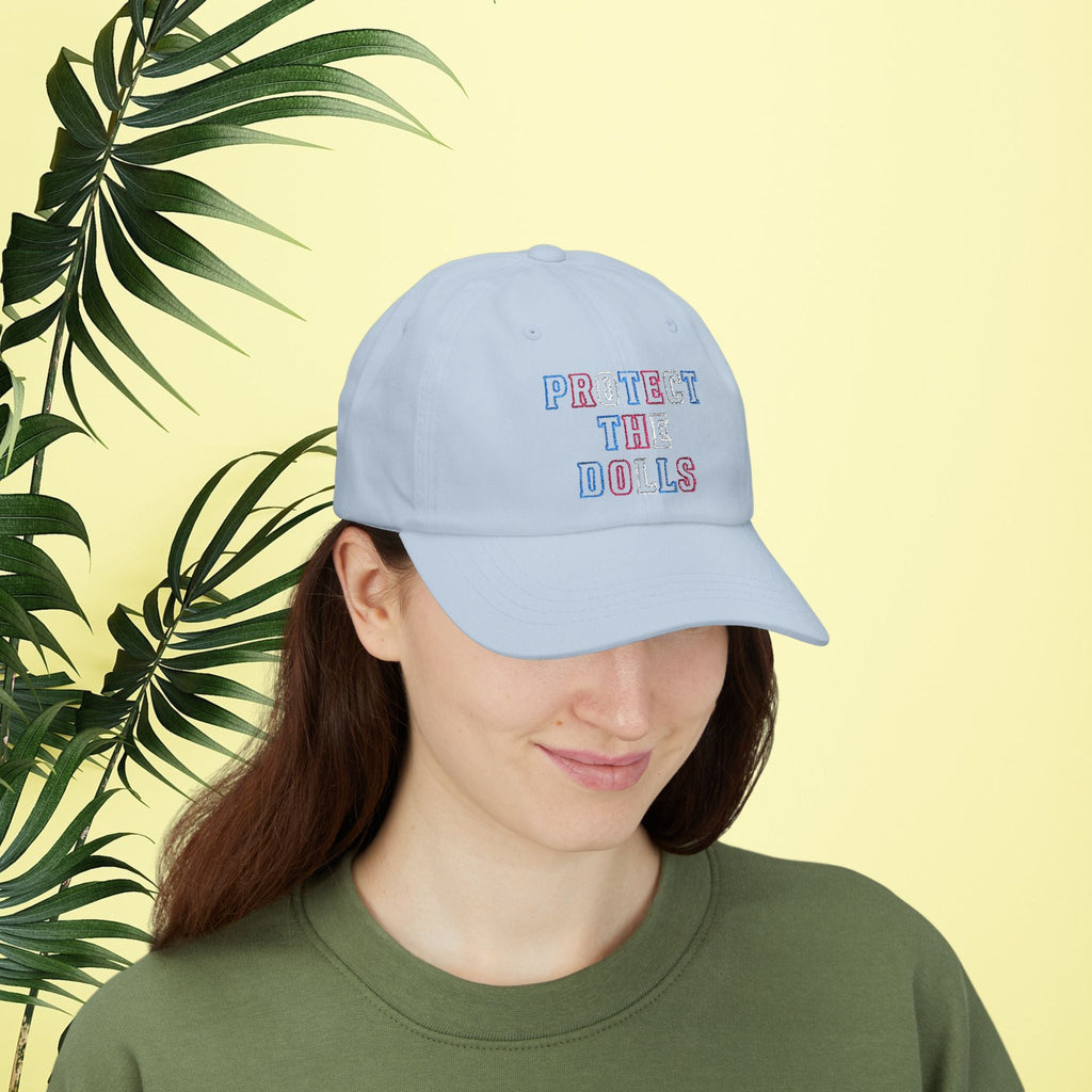 Bespattered Facade Protect the Dolls LGBTQ+ Pride Trans Support Embroidered Hat | 10 Colors