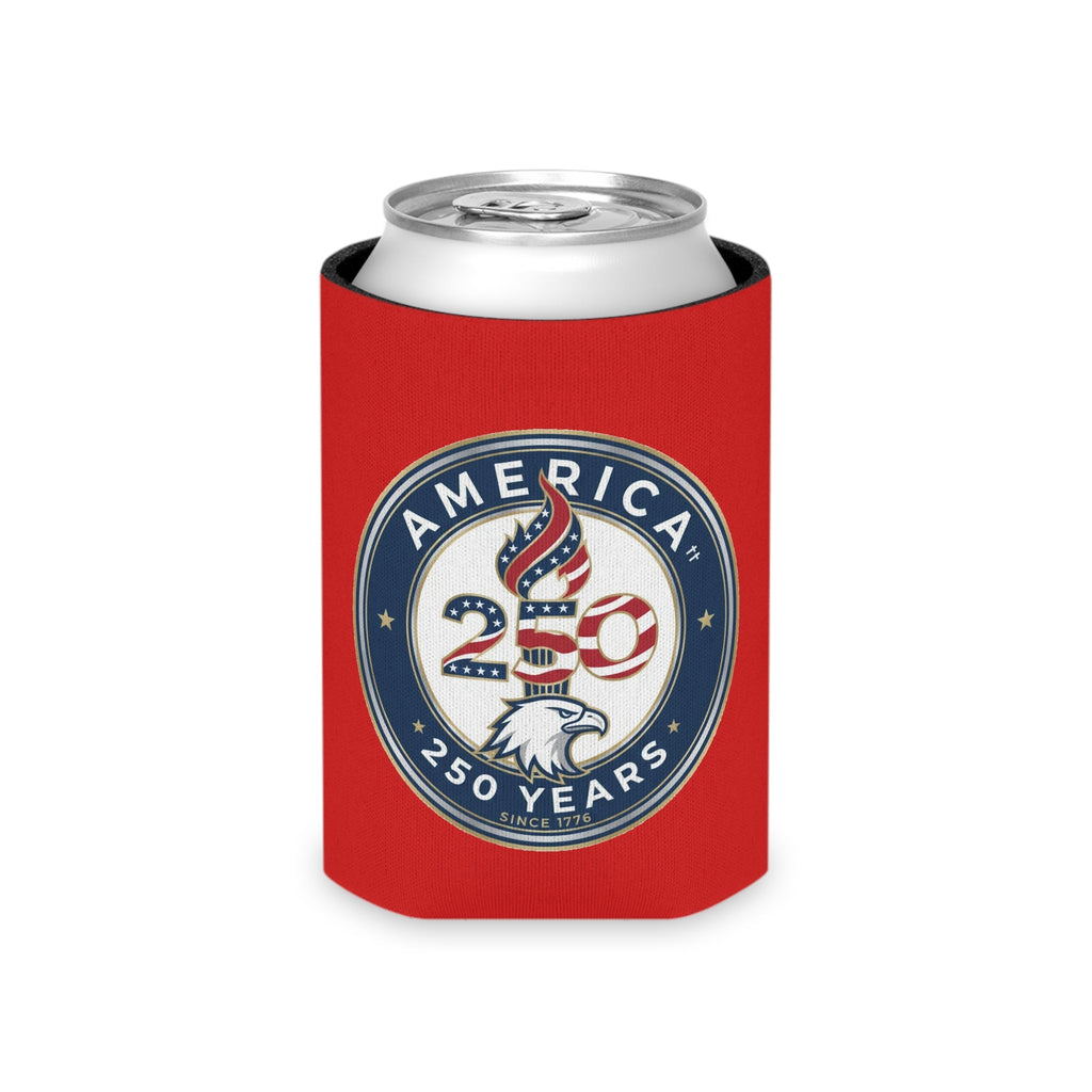 America 250 Can Cooler – Patriotic 250 Years Eagle Beer Koozie