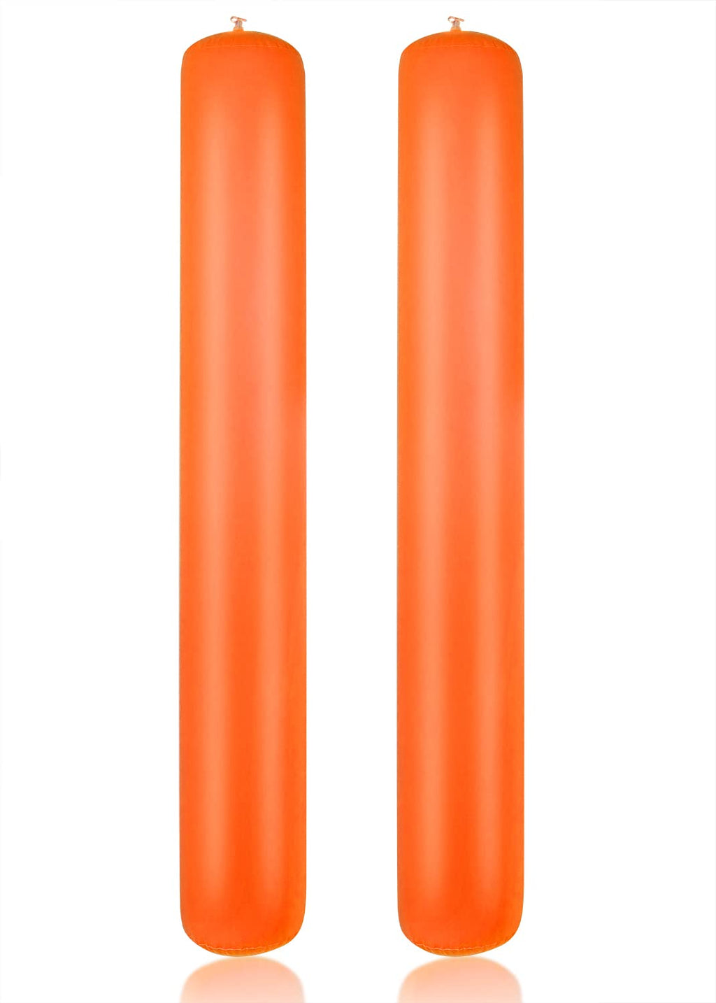 Pool Inflatable Sticks Penta Angel 2Pcs 41.3 inch Giant PVC Blow Up Pool Noodles Water Game Floats for Men Women Adults Summer Outdoor Swimming Beach Party (Orange)