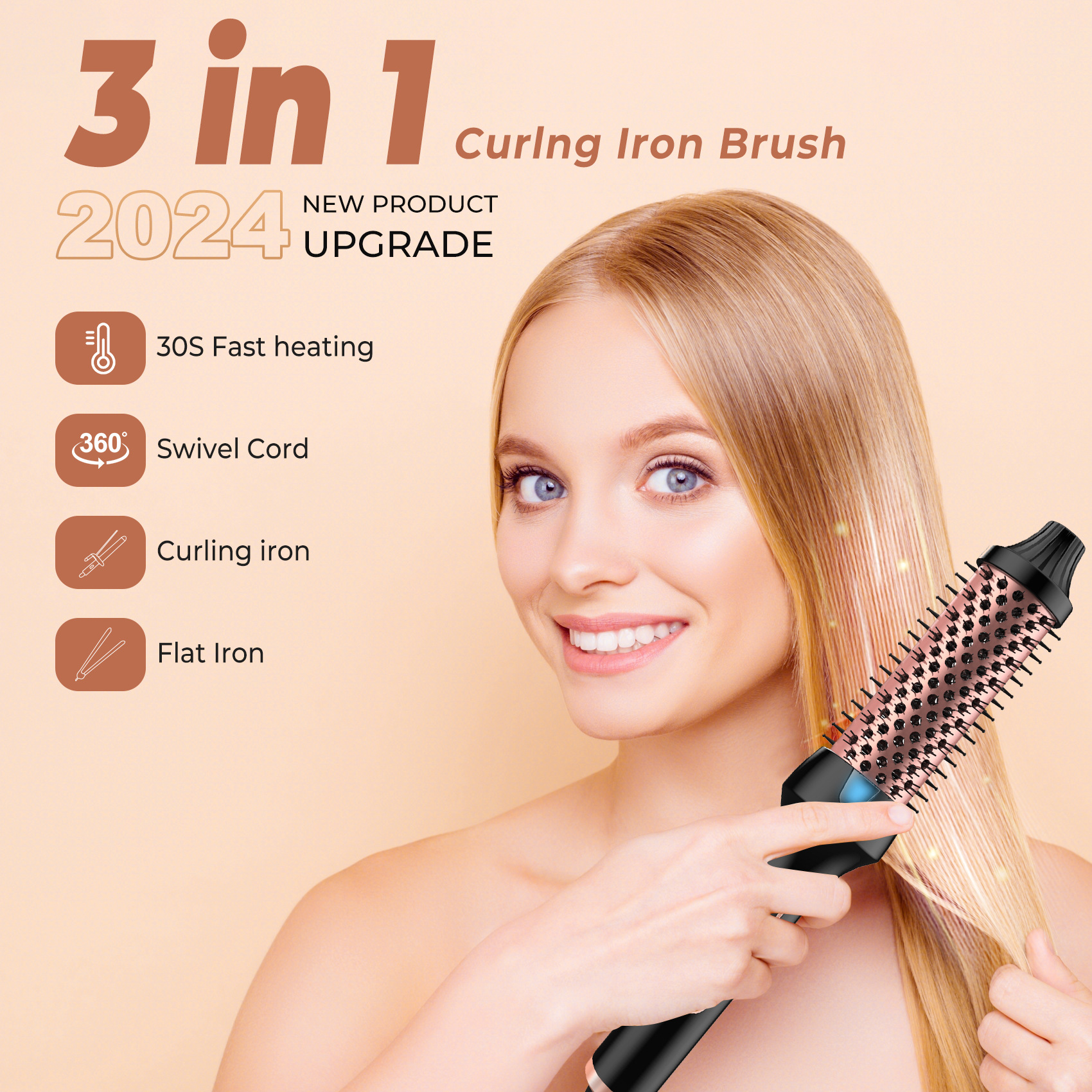 Hair Straightener Comb