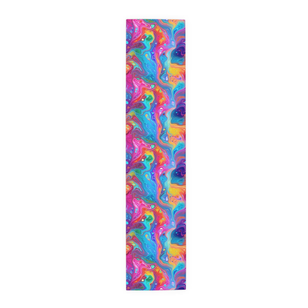 Bespattered Facade Rainbow Flow Table Runner (2 sizes)