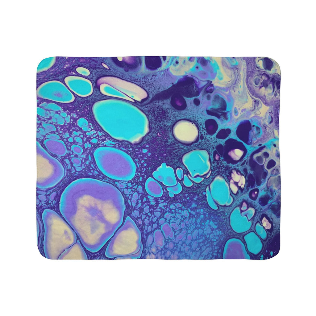 Bespattered Facade Persephone Fleece Sherpa Blanket | 2 Colors & Sizes