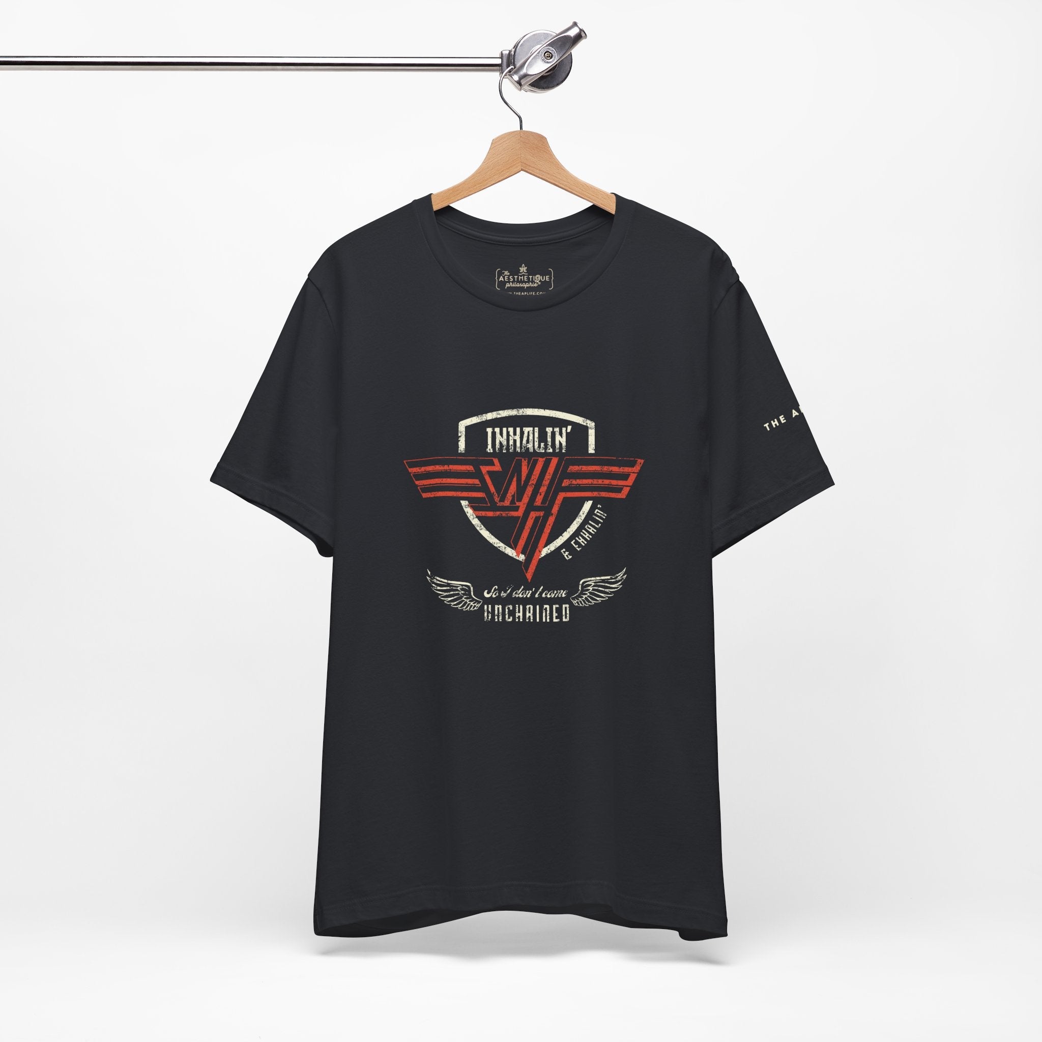 Inhalin' & Exhalin' So I Don't Come Unchained Regulation Adult Unisex Tee