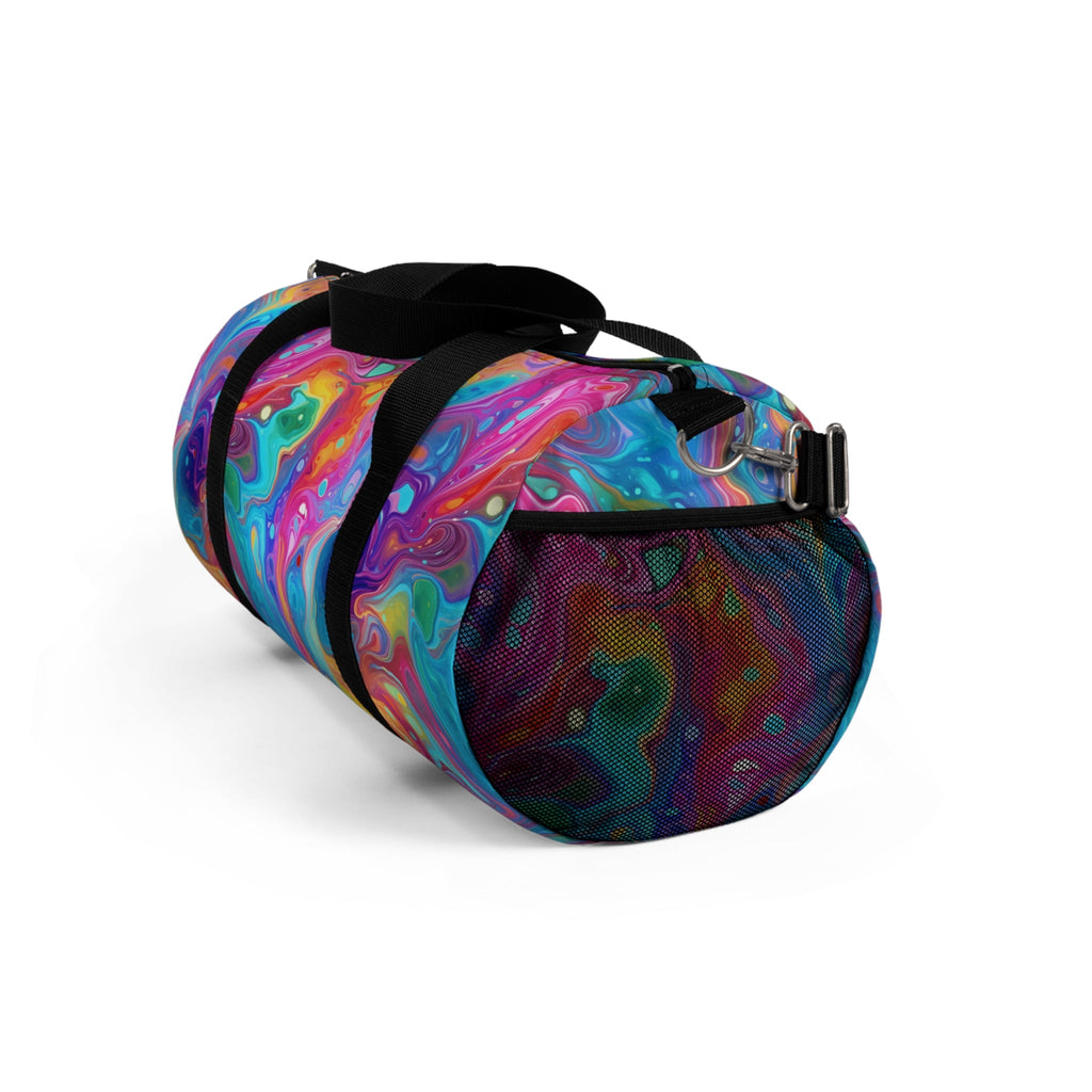 Bespattered Facade Rainbow Flow Duffel Bag | 2 Sizes