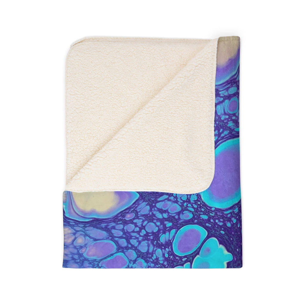 Bespattered Facade Persephone Fleece Sherpa Blanket | 2 Colors & Sizes