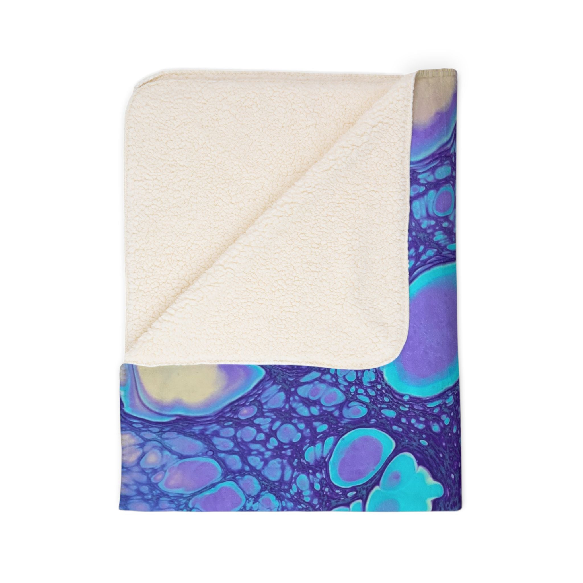 Bespattered Facade Persephone Fleece Sherpa Blanket | 2 Colors & Sizes