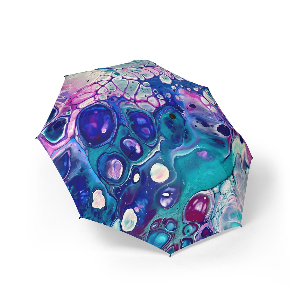 Bespattered Facade Galaxy Foldable Umbrella — Compact Semi-Automatic Rain Parasol