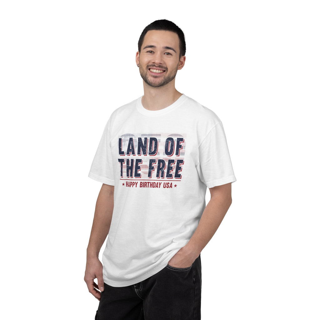 America 250 – “Land of the Free” Happy Birthday USA T-Shirt