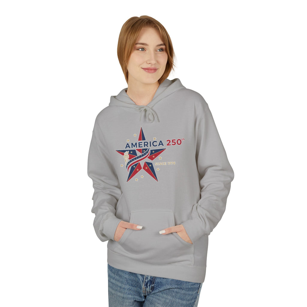 America Star 250 – USA Flag Patriotic Celebration Pullover