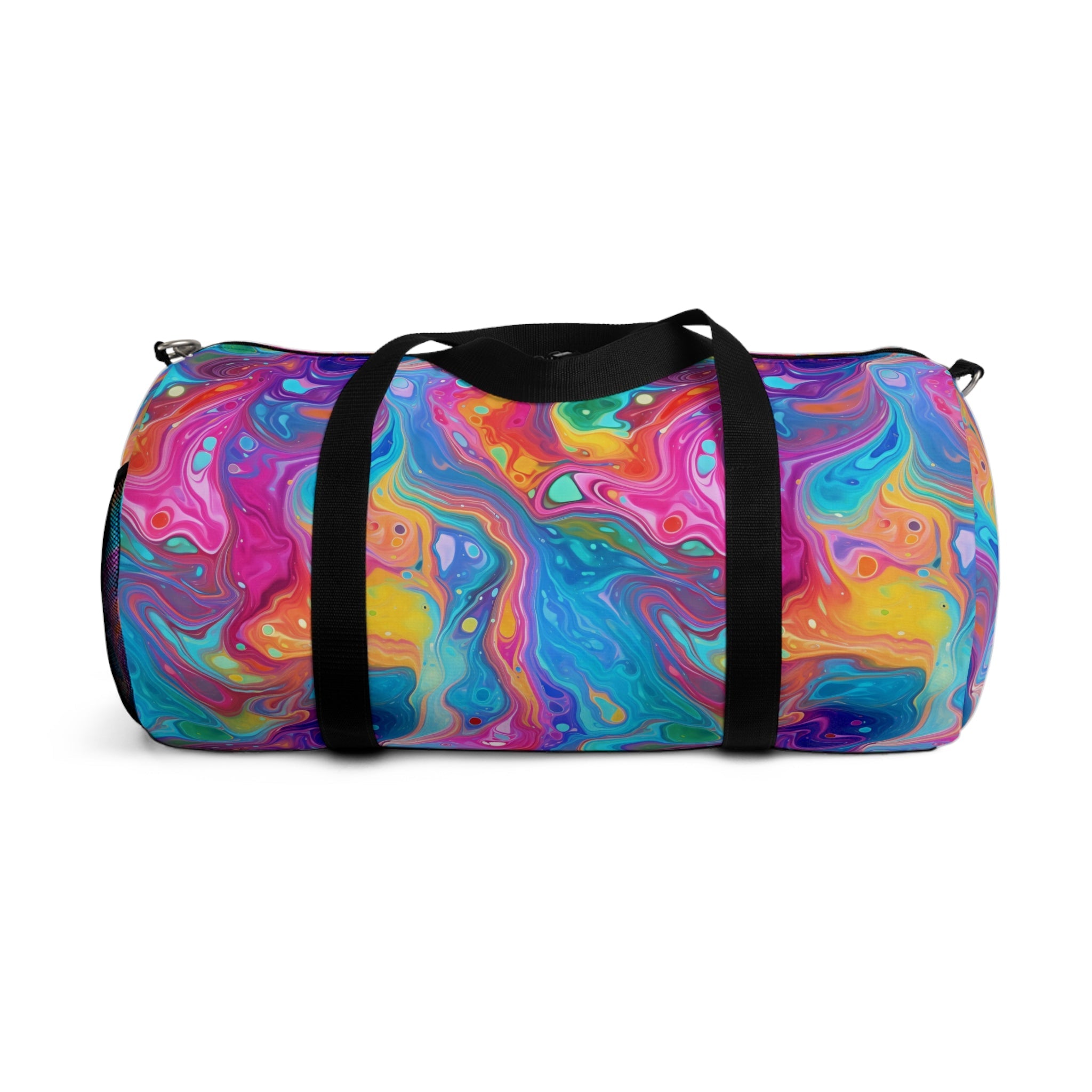 Bespattered Facade Rainbow Flow Duffel Bag | 2 Sizes