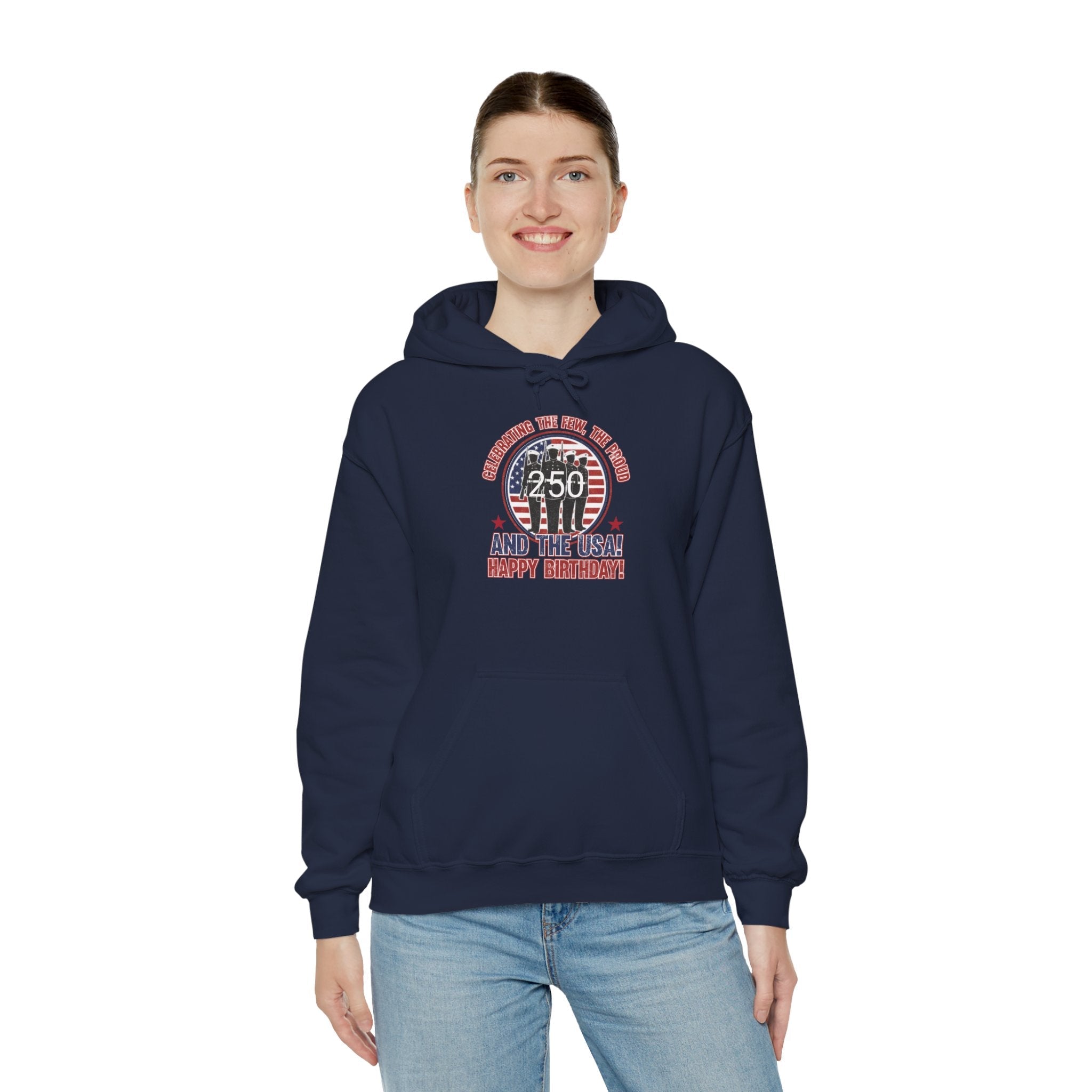 America 250 – Celebrating the Few, the Proud “Happy Birthday USA” Pullover