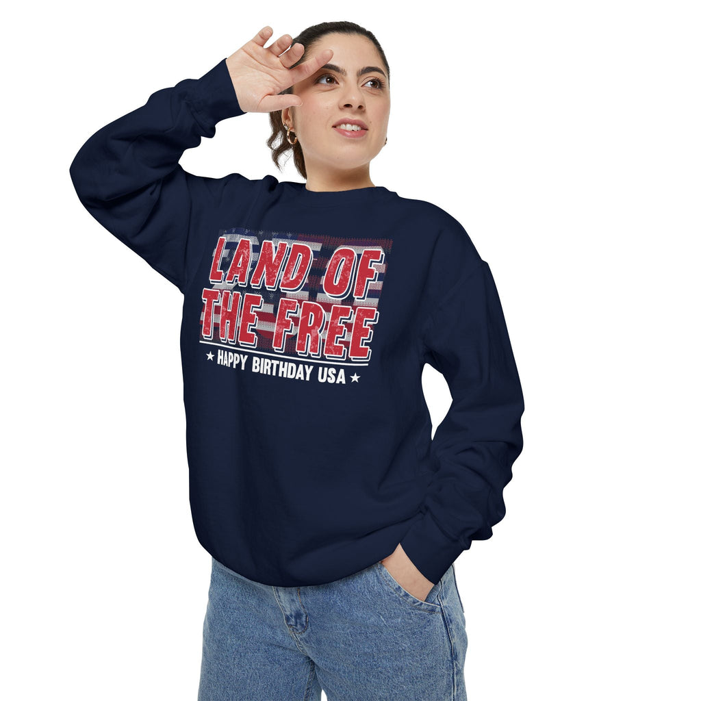 America 250 – Happy Birthday USA “Land of the Free” Sweatshirt