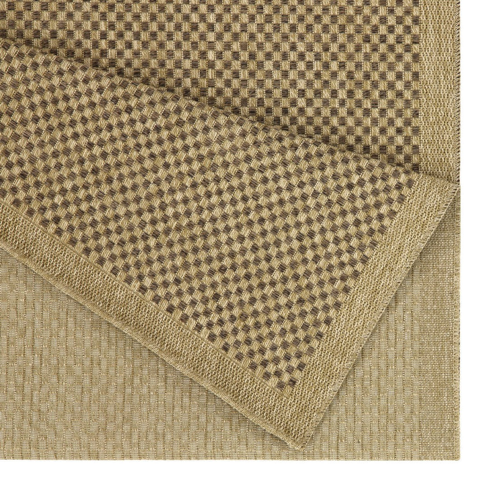 Earth GC_NTL1005 Jute/Mocha 7 ft. 10 in. x 10 ft. 3 in. Indoor/Outdoor Area Rug