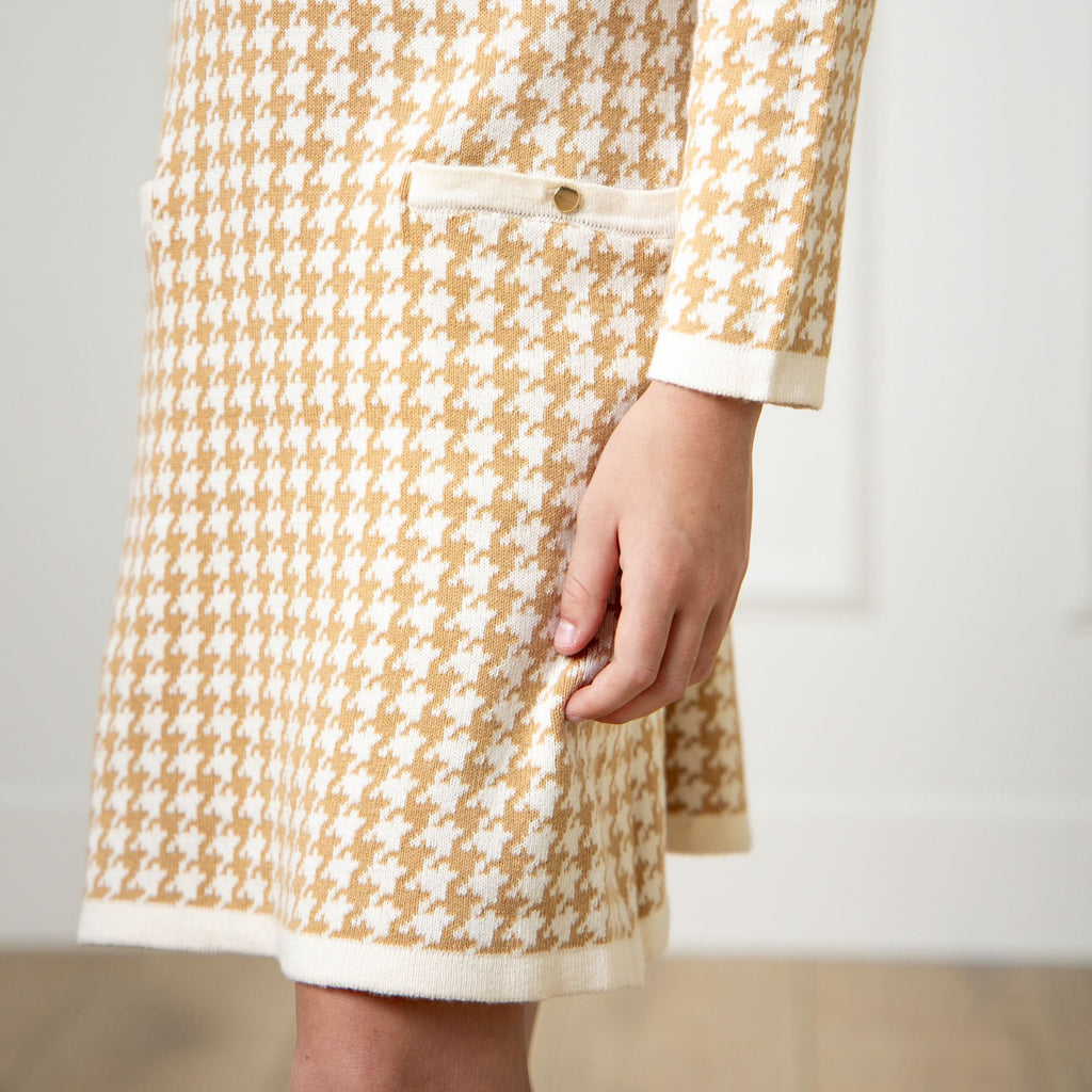 Bow Detail Organic Sweater Dress
