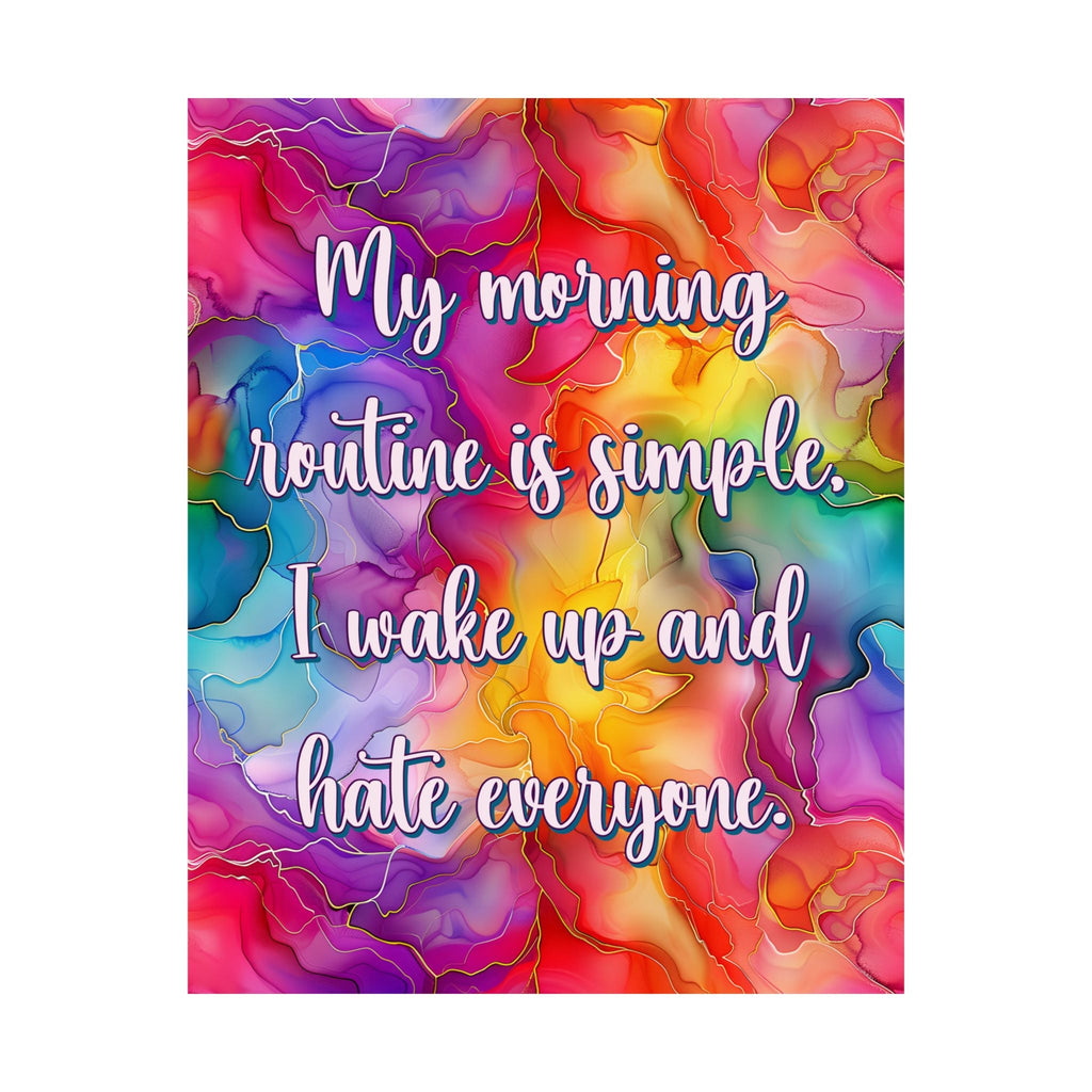 Bespattered Facade "Morning Routine" Giclée Archival Matte Paper Prints
