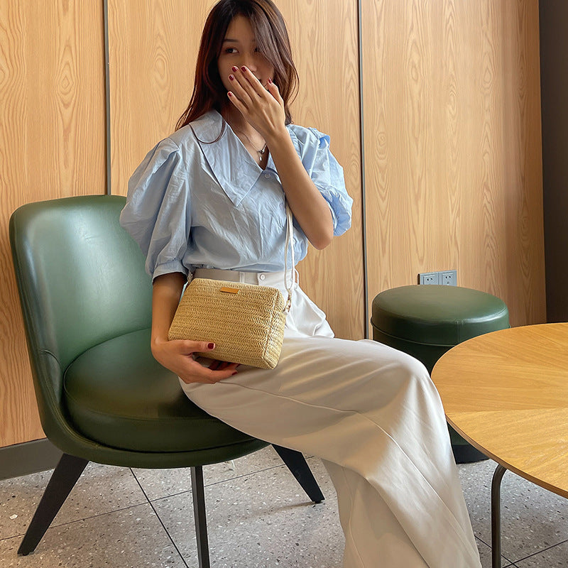 Trendy Woven Shoulder Bags for Women 2022