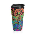 Bespattered Facade Neon Goodness Stainless Steel Travel Mug