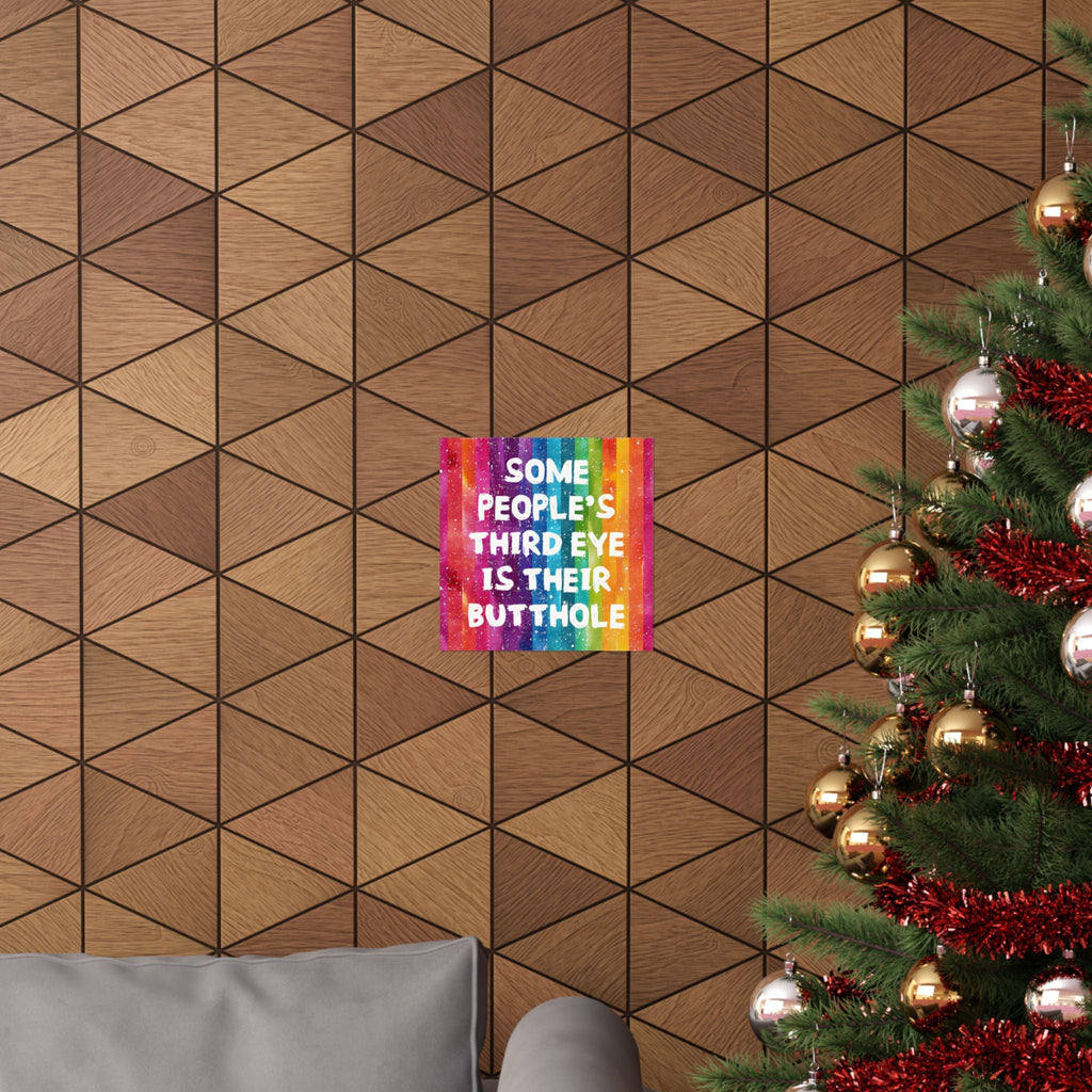 Bespattered Facade All-Seeing Butthole Rainbow Giclée Archival Matte Paper Prints