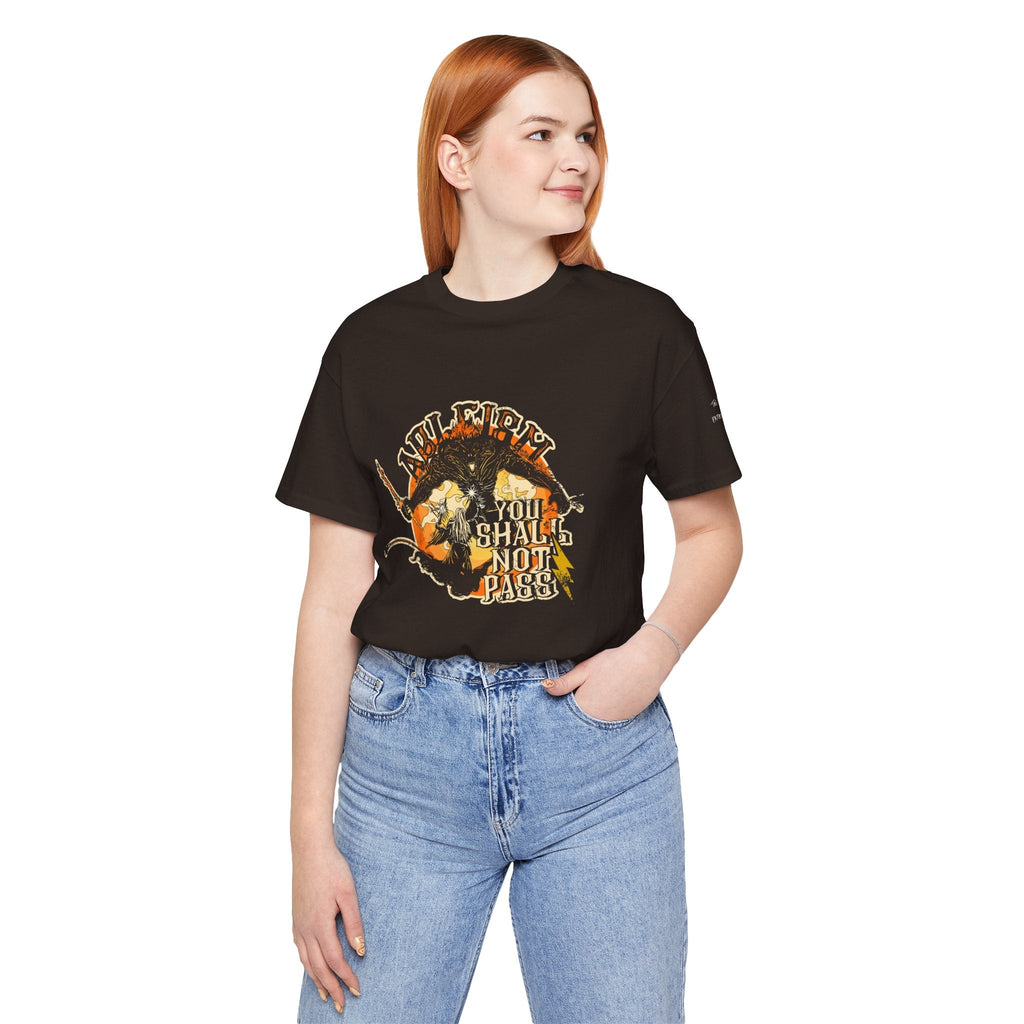 Ableism - You Shall Not Pass - LOTR Style - Unisex Jersey Short Sleeve Tee (Ships Internationally)