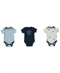 Chickpea Cutie Pie Baby Boys 3-PC. Printed Bodysuits Set, 3-6 Months