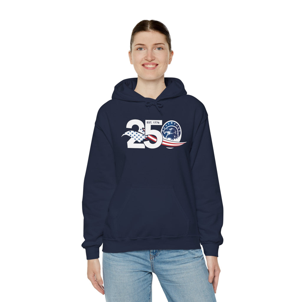 Flag in 250– Happy Birthday USA Patriotic Pullover