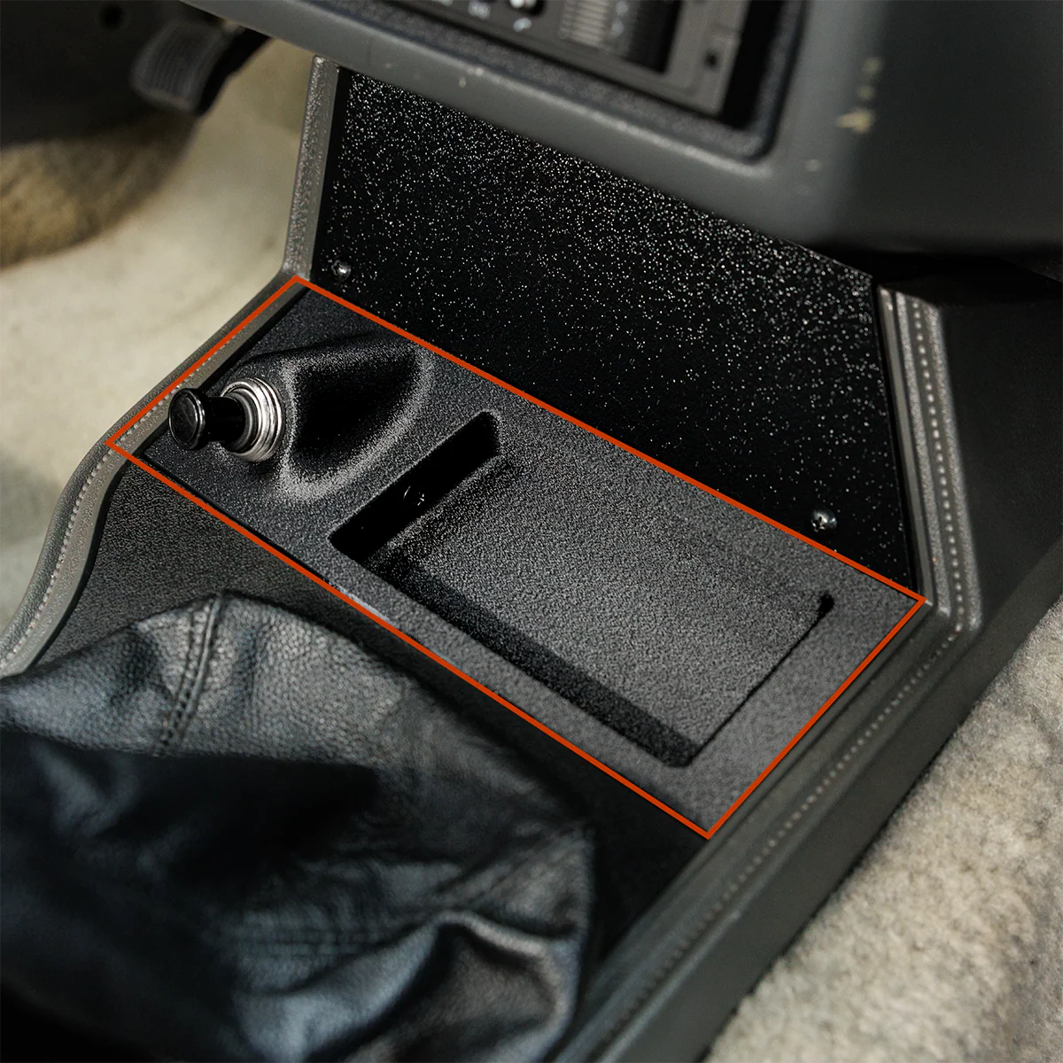 Ash Tray Panel with Storage for 1979 - 1986 Ford Mustang