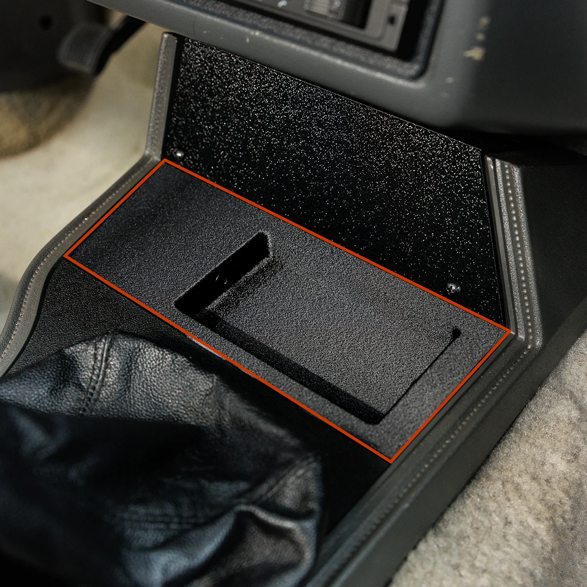 Ash Tray Panel with Storage for 1979 - 1986 Ford Mustang