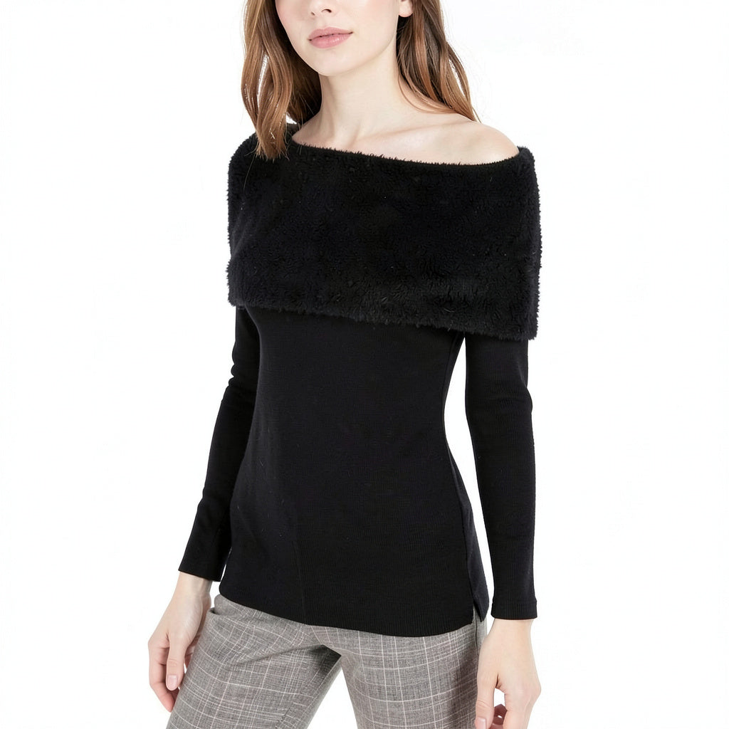 Bcx Juniors Off-the-Shoulder Sweater, Size Medium
