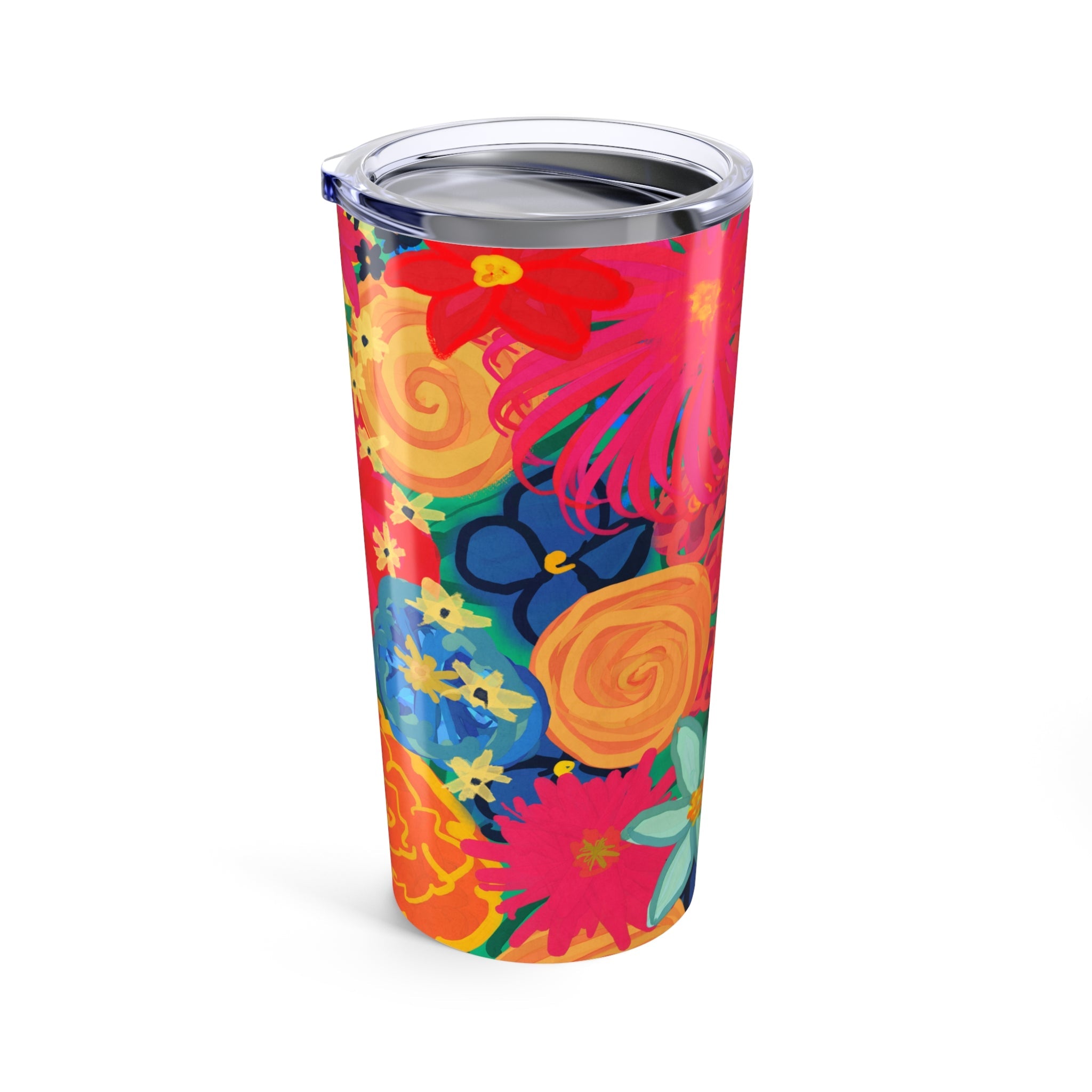 Bespattered Facade Bold Florals Tumbler 20oz