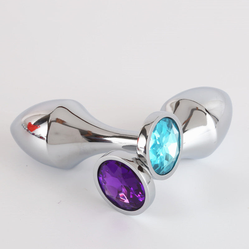 New Bullet Metal Anal Plug for Couples' Pleasure