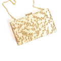 Sequin Lace Crossbody Party Clutch Bag