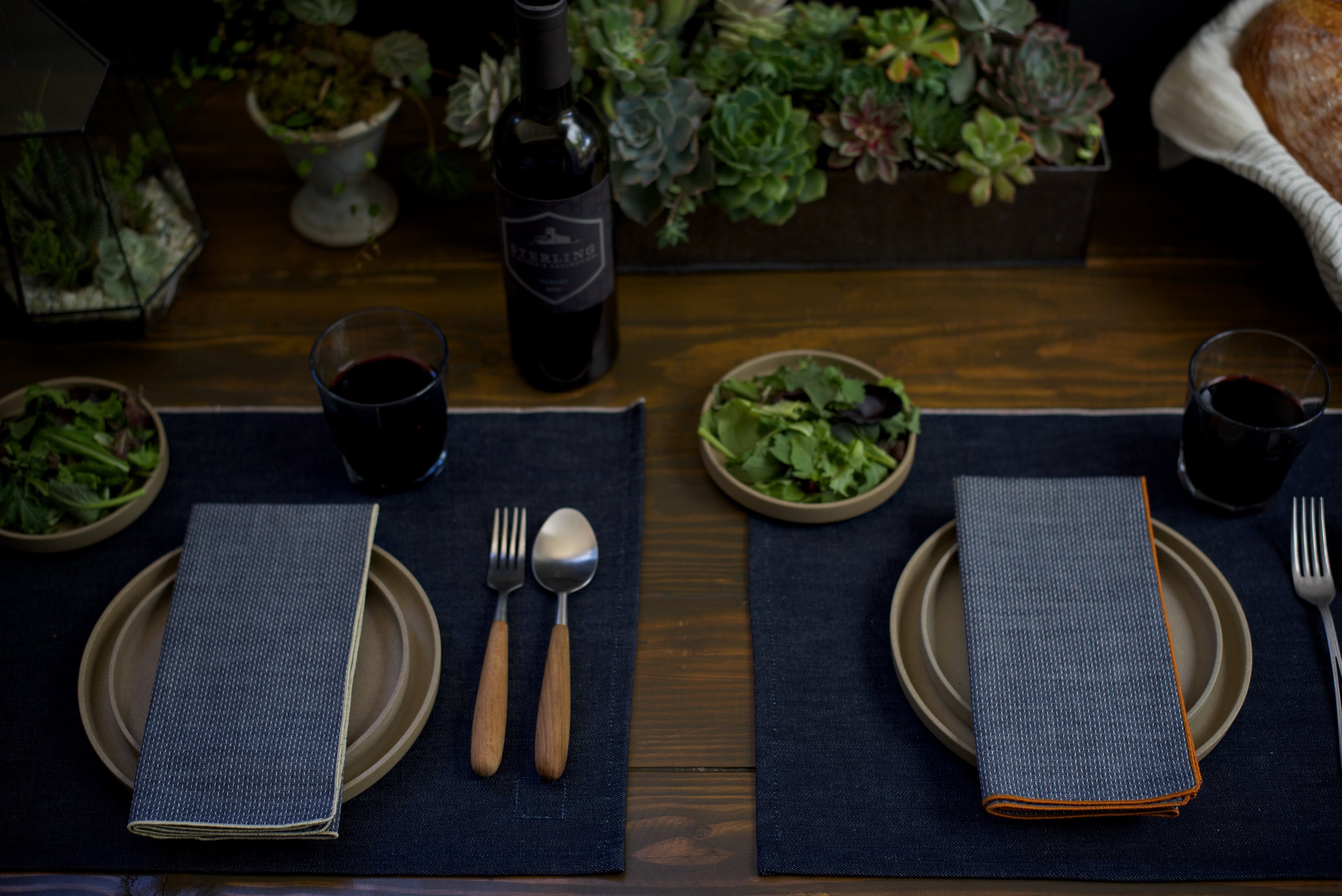 DOBBY CHAMBRAY NAPKIN