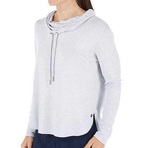Calvin Klein Performance Marled Cowl-Neck Top Womens