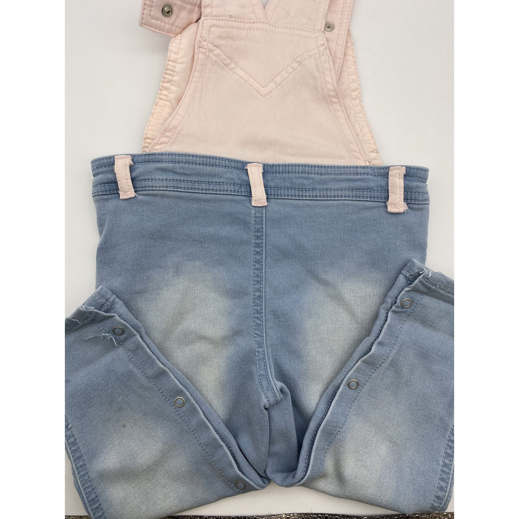 First Impressions Baby Girl Embellished Overalls,Size 24 Months