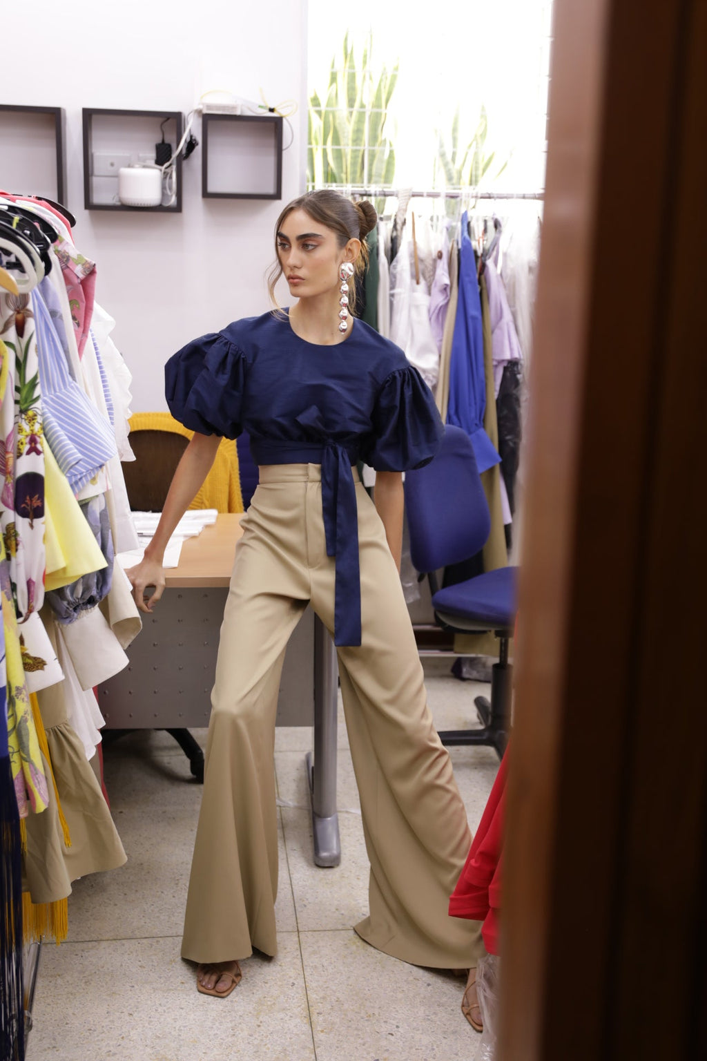 LA COLINA PANTS IN KHAKI