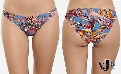 ONeill Printed Side-Tab Cheeky Bikini Bottoms