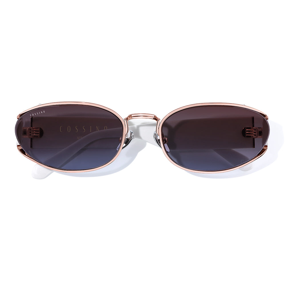 Bisou 60mm Oval Sunglasses | Purple