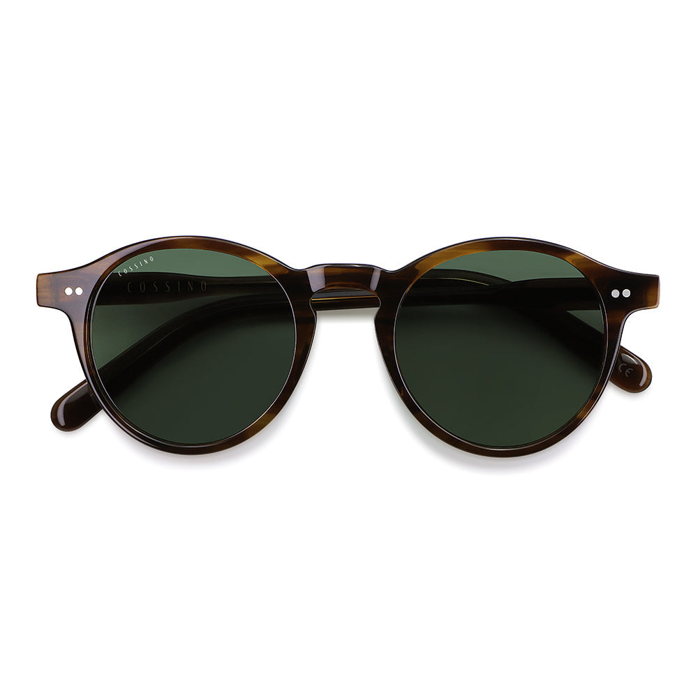 Redon 48mm Round Sunglasses | Horn