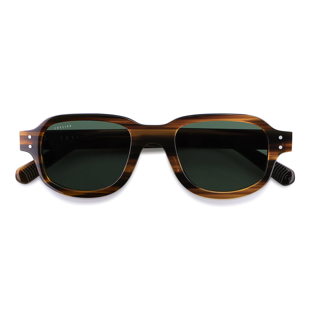 Tres 48mm Rectangle Sunglasses | Mahogany