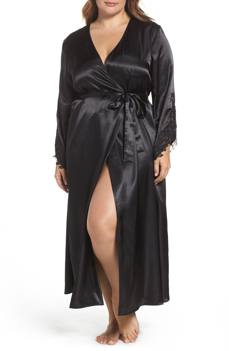 Flora by Flora Nikrooz Plus Size Satin Stella Robe