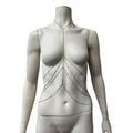 LulusComing Out of My Cage Silver Beaded Bodychain
