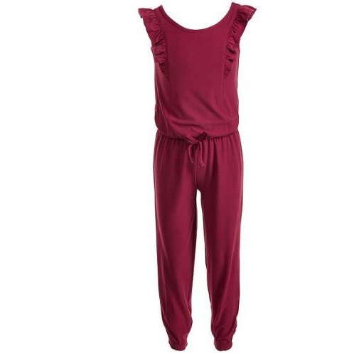 Epic Threads Little Girls Flutter-Sleeve Jumpsuit, Size 4T
