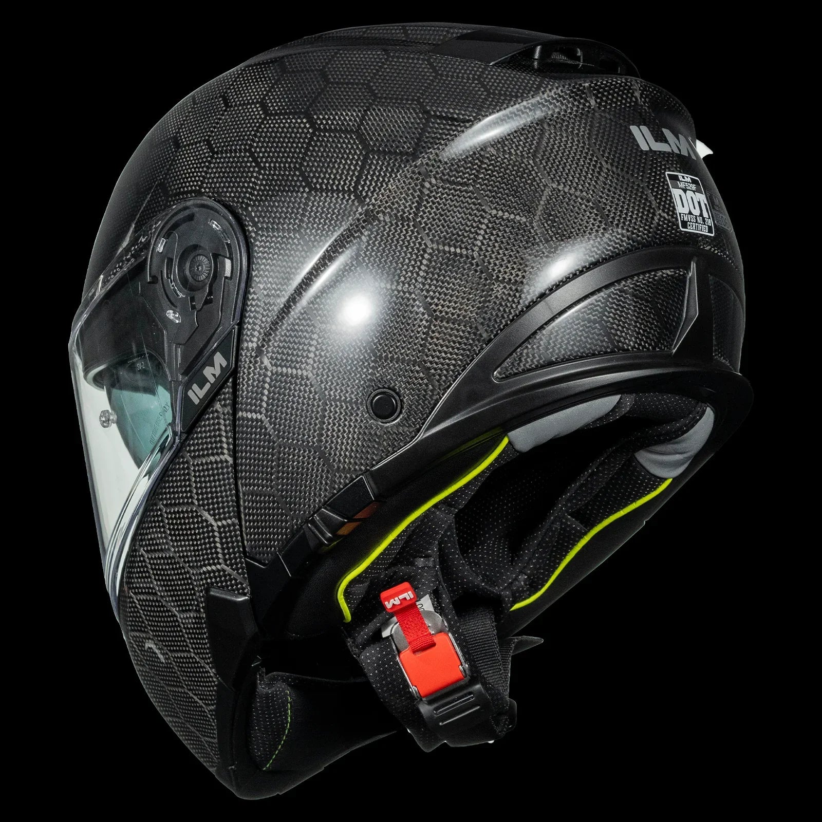 ILM Carbon Fiber Motorcycle Modular Helmets DOT ECE Model MF529F