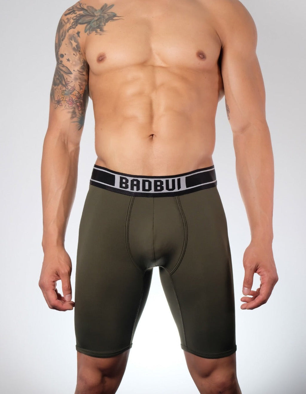 Boxer Brief - Army/Grey