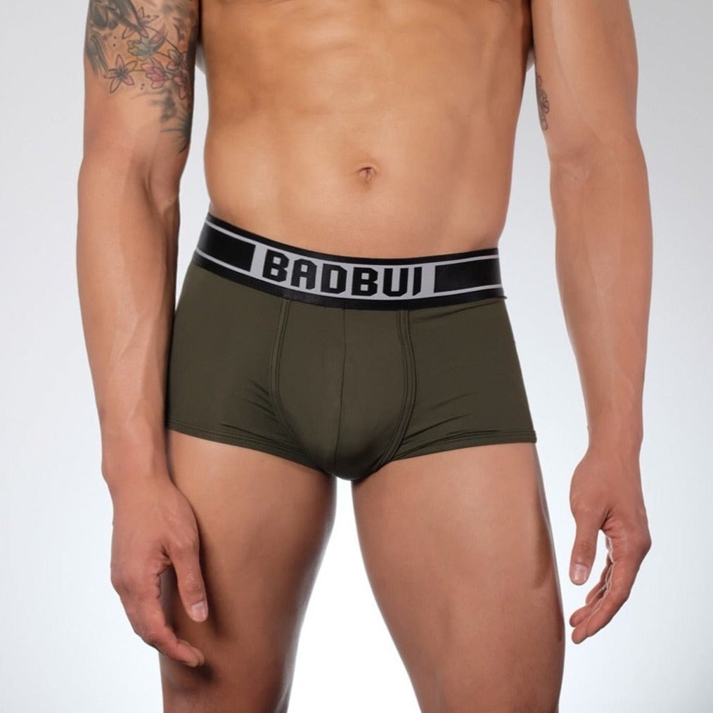 Low Rise Trunk - Army/Grey