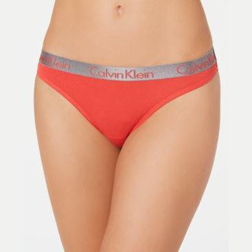 Calvin Klein Underwear Womens Radiant Cotton Thong
