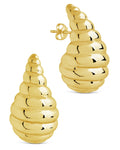 Corinne Twisted Polished Earrings