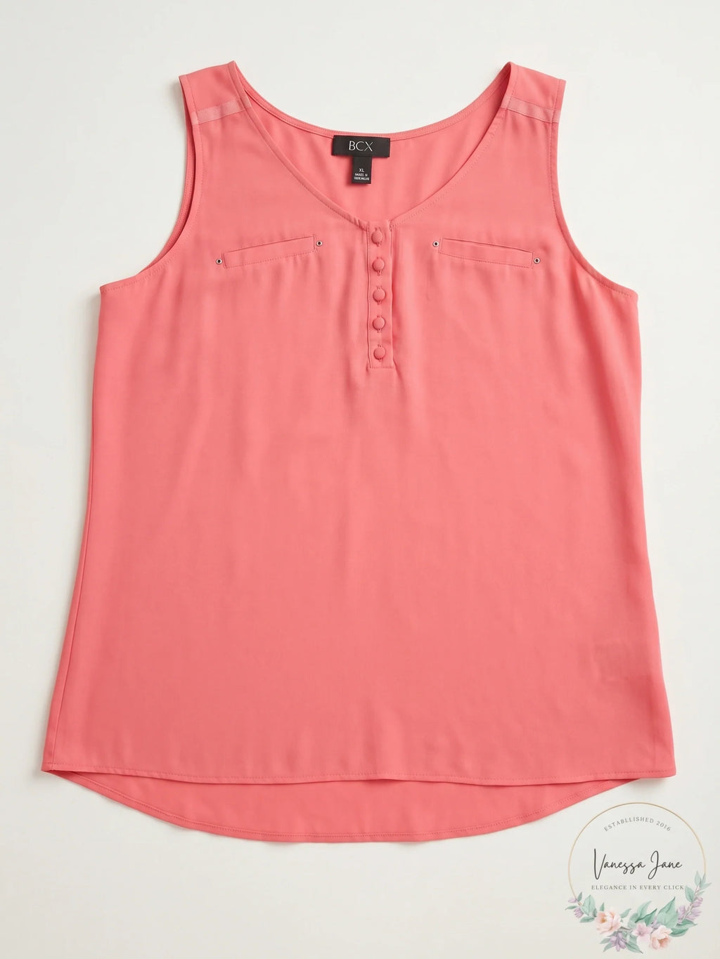 Bcx Juniors V-Neck Sleeveless Top